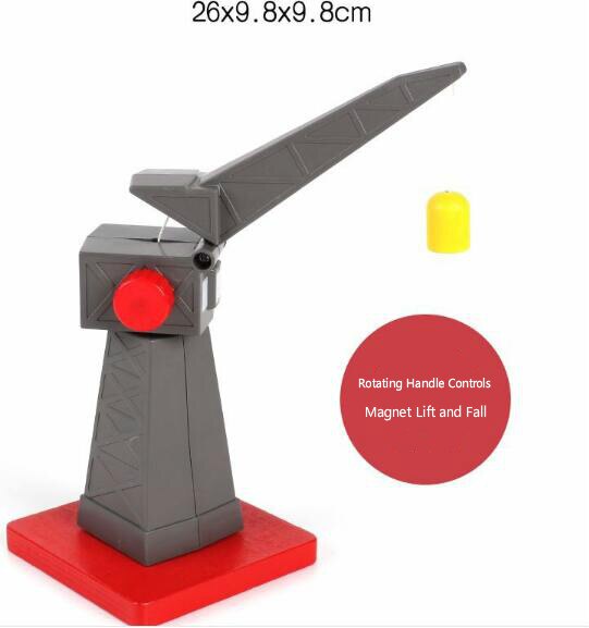 【happy one】Wooden Track Accessories Cranky Crane Toys Magnetic Decorations with Brio Wooden Track Chlidren Toys. 