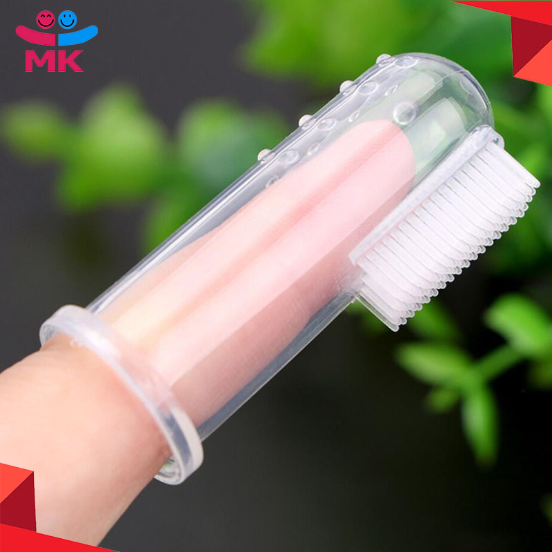 Soft Silicone Baby Finger Toothbrush Children's Teeth Cleaning Toothbrush Baby Tongue Cleaning Brush Pet Cleaning Tools