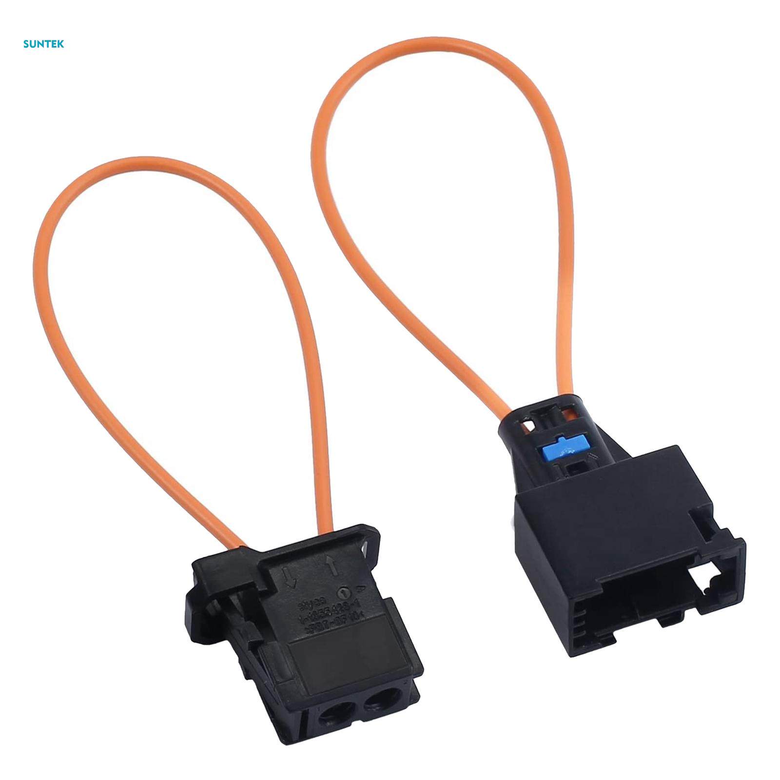 10x 2x MOST Fiber Optic Loop Cable Plug Connector for , for BMW, for. 