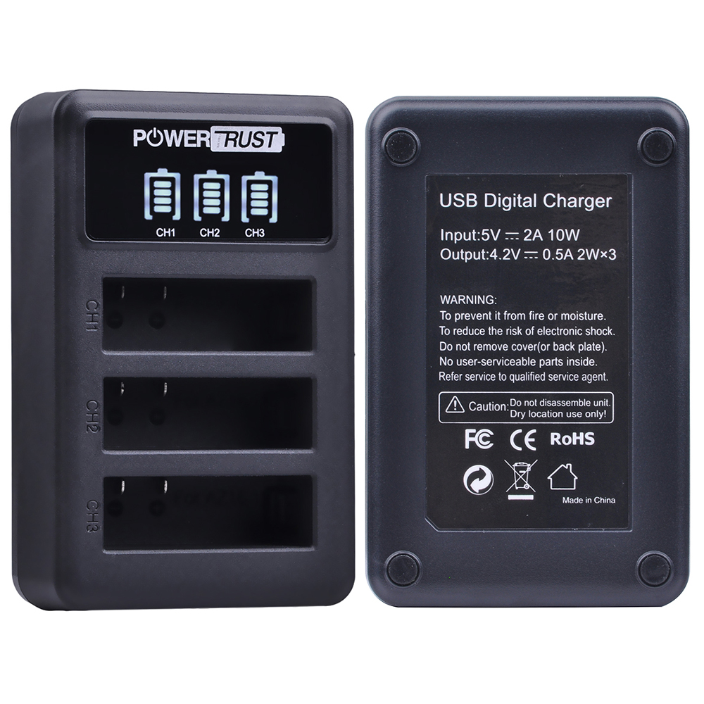 AZ16-1 Battery 1400mAh 3.85V AZ16-2 + LED USB 3slots Charger for Xiaomi Yi 2 4K Battery Original Xiao Mi Yi Lite Action Camera. 