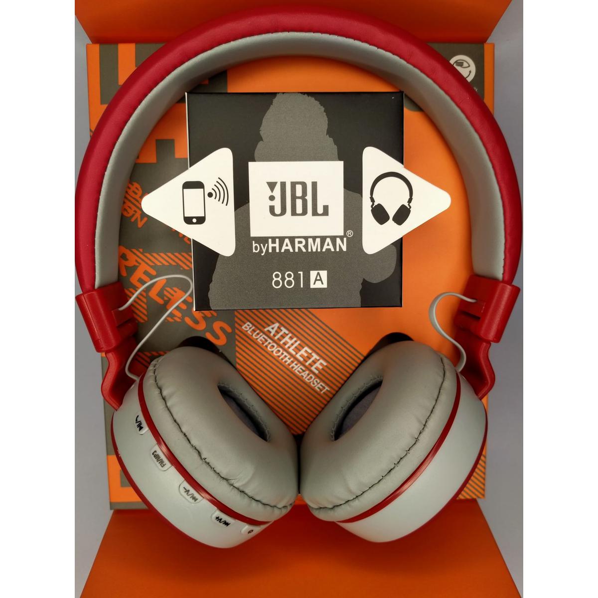 JBL MS-881A Bluetooth Neckband Headset with Noise Cancelling, Microphone, and Long Battery Life, Available in Black, Blue, and Red. 