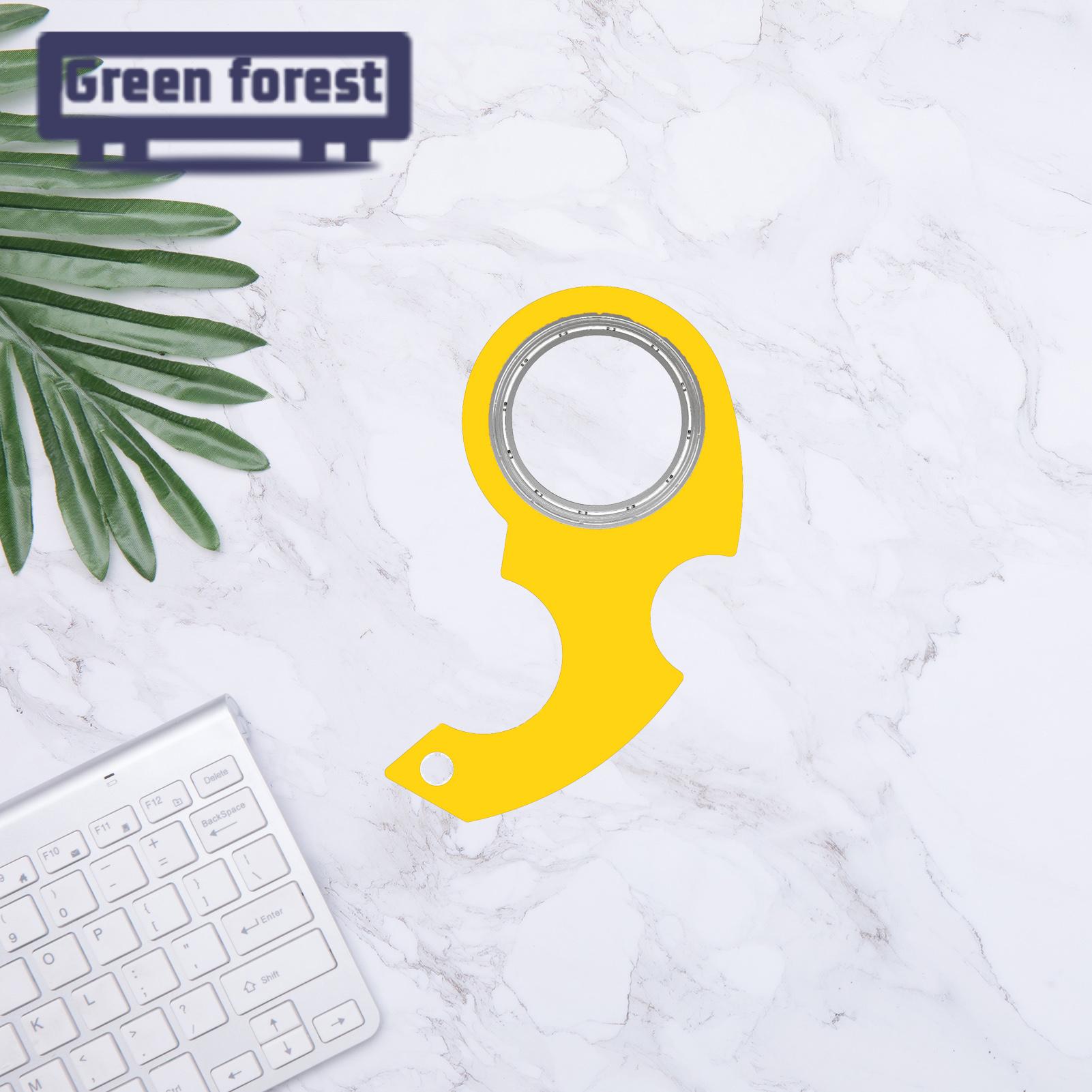 (New) green Foret fingertip Pinner creative fidget keychain Tre relief toy. 