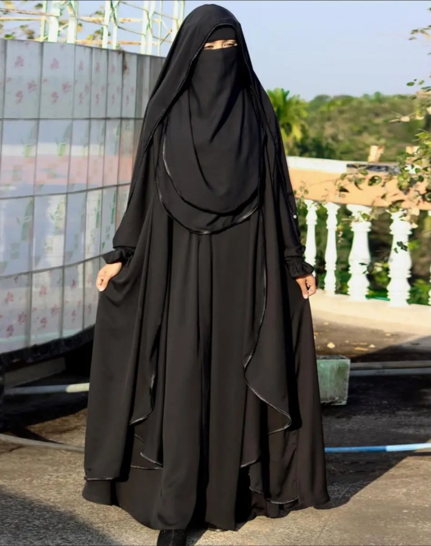 Black Colour Mohua Borka - New Collection with Fashionable Stylish Designs for Women. 