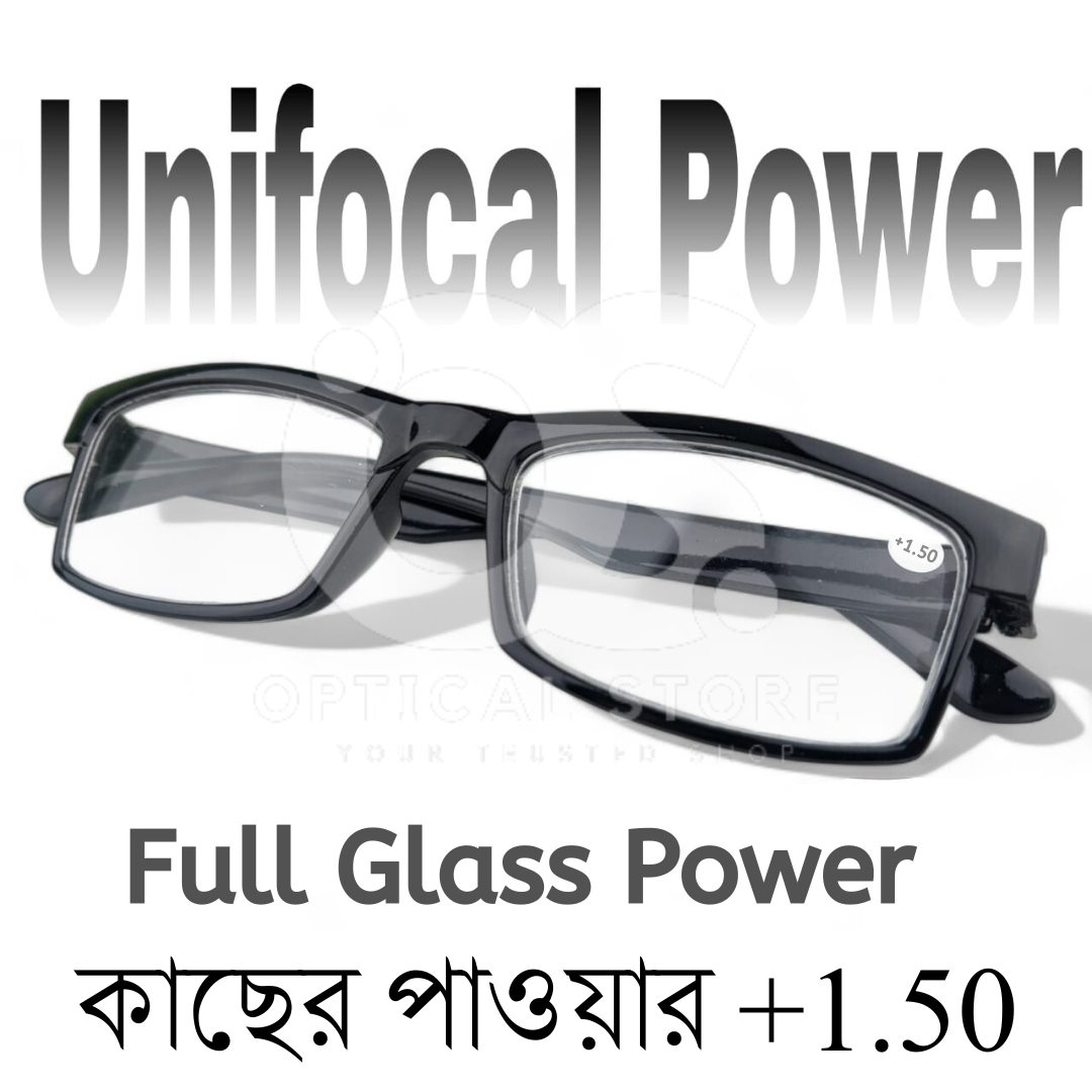 New Reading Glasses Unifocal +1.50 Reading (Full Glass Power) For Men & Women/Unisex.1pcs +1.50 Unifocal Reading Glasses For For Focus Reading Glasses, Book reading, Mobile Screens, Computer Screens. +1.50 Unifocal Lens. #1.50. 