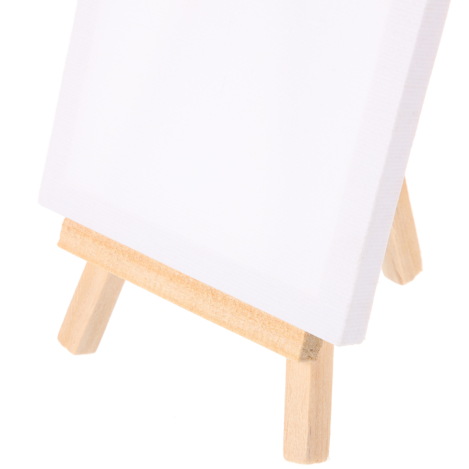 1 Set Crafted DIY Mini Canvases Multi-function Canvas Easels Delicate Painting Canvases Amour zii. 
