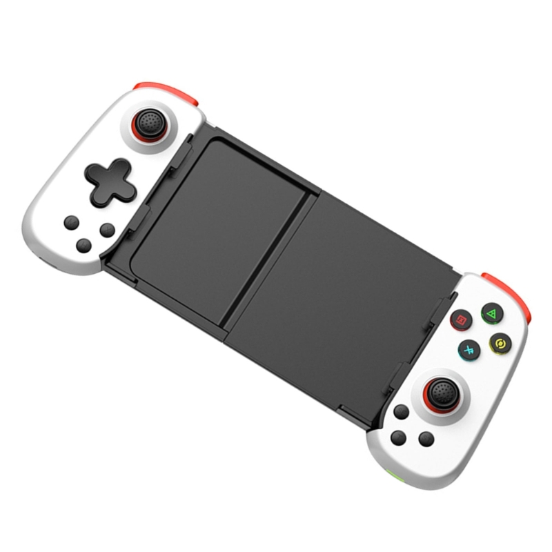Ergonomic Gaming Controller D6DP Wireless Gamepad Stretching Handle Pad Rechargeable Accessory for Mobile Tablet Gamers. 