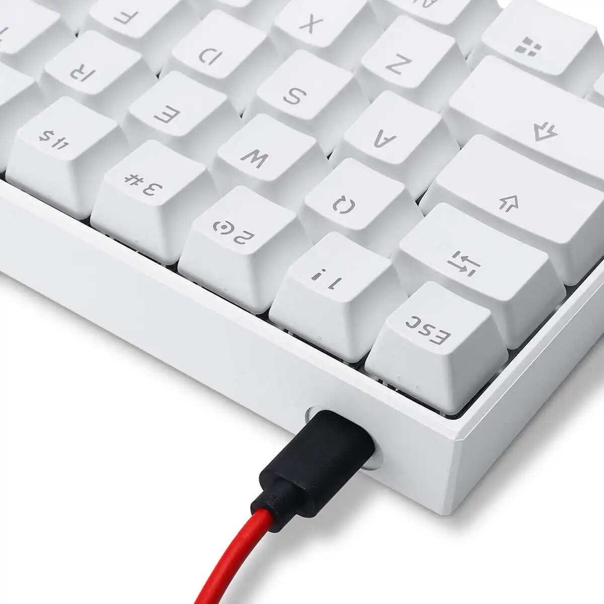 ANNE Pro2 Portable Mini Wireless bluetooth 60% Mechanical Keyboard Pro Red Blue Brown Switch Gaming Keyboard Detachable Cable. 