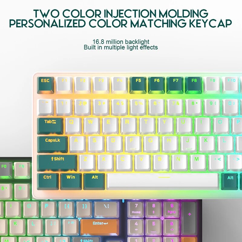 Xiaomi Mechanical Keyboard 100 Key Anti-ghosting LED Backlit Red/Blue Axis Wired Gaming Keyboard For Laptop PC Gamer Computer. 