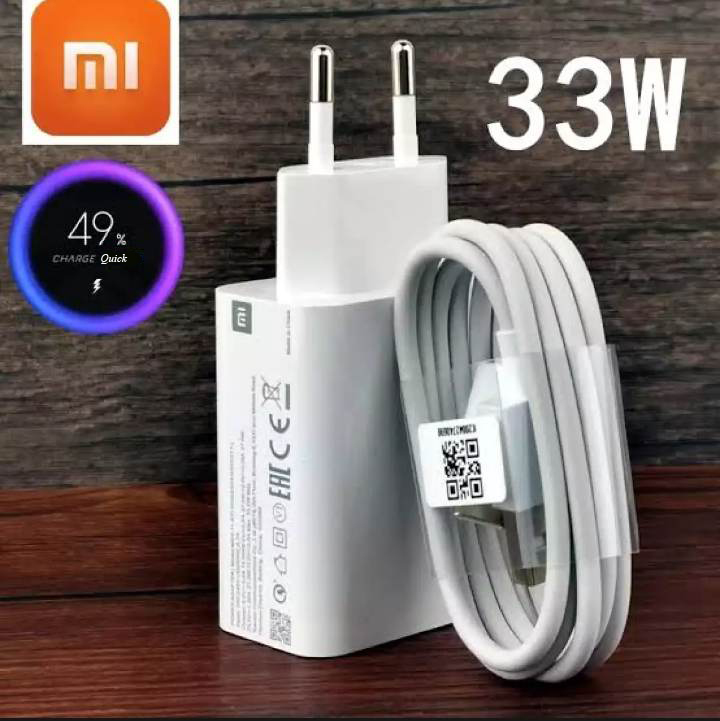 Xiaomi 33W Fast Charger Full Kit Type C Cable For Mi 10 9 10T Lite POCO X3 NFC Redmi K40 Note 9 10 Pro. 