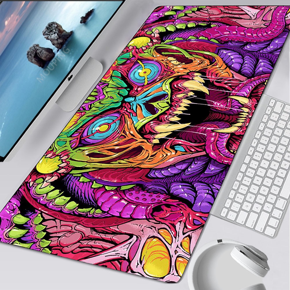 CSGO Hyperbeast Mouse Pad Hyper Beast Computer Desk Gaming Mousepad for Pc Gamer PC Game Mouse Mats Apex Legends 900x400. 