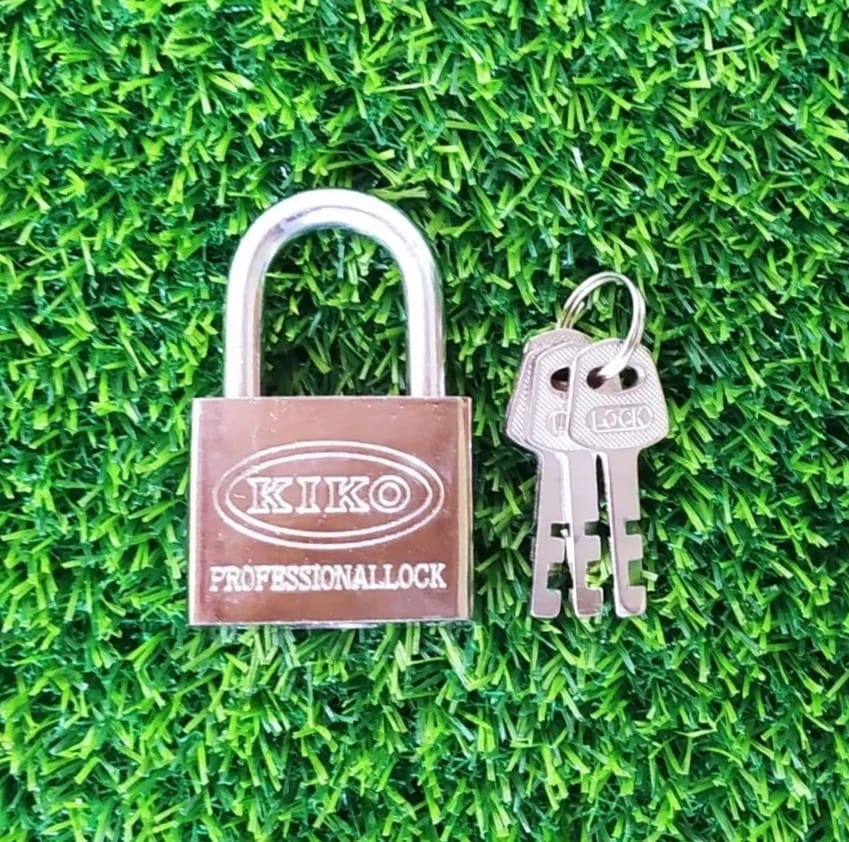 weather-resistant 4-key 50 mm Heavy duty Iron made KIKO padlock 1 Piece. high-security and durable KIKO lock.. 