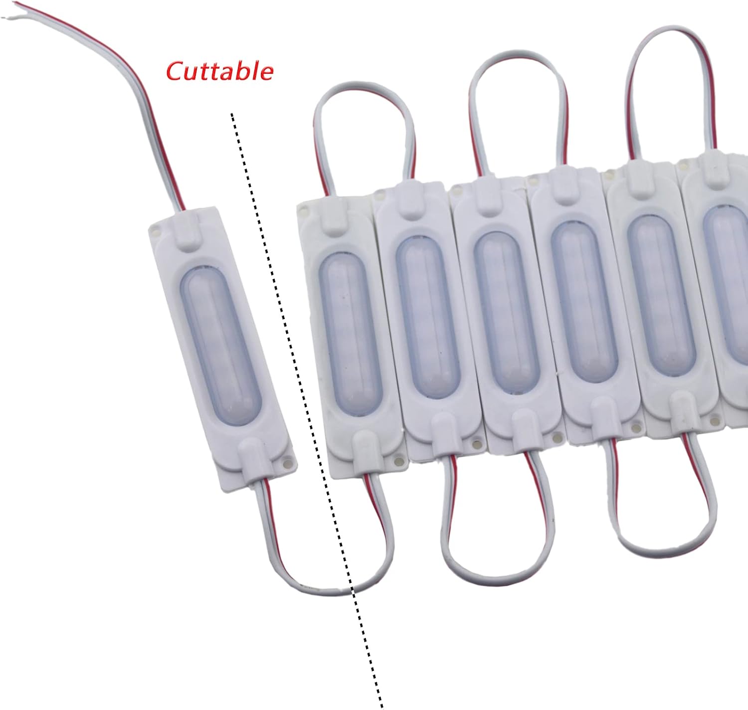 24V  White COB High Power LED Stripe LED Light Emitting Diode Panel 5 Ps. 