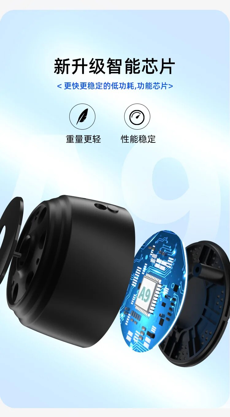 badgeA9 Mini Camera 1080P ip camera HD Version Micro Wireless Camera Motion Detection Security camera wifi Camera. 