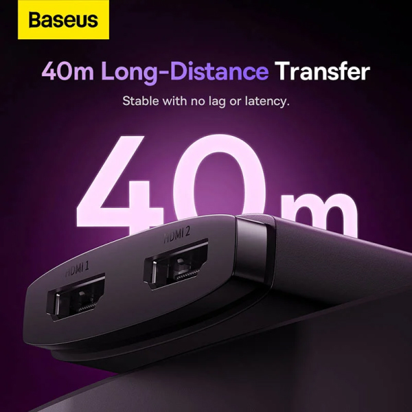 Baseus AirJoy Series 2-in-1 Bidirectional HDMI Switch  Comes with 1m cable. 