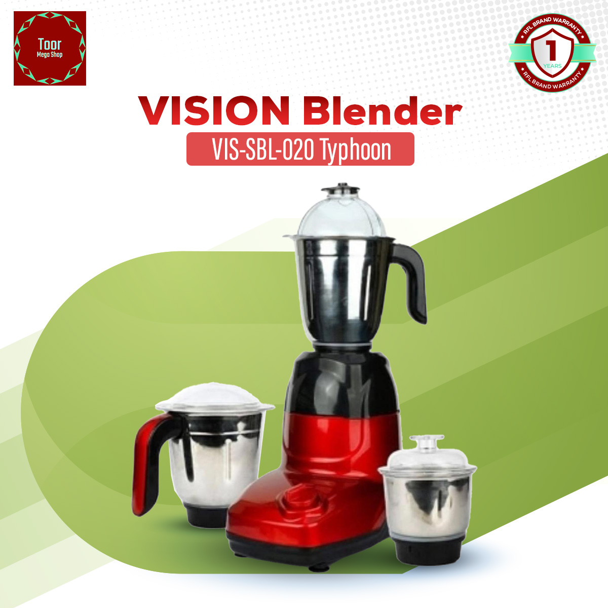VISION 850W BLENDER VIS-SBL-020 (TYPHOON)