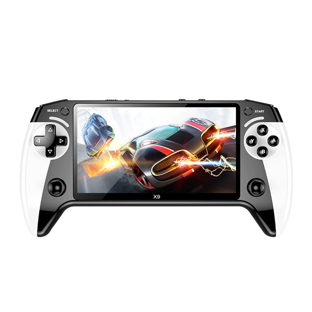 X9 Handheld Game Console With 5.5in Screen Portable Video Games 1500mAh Chargeable Battery Game Controller For Men Women. 