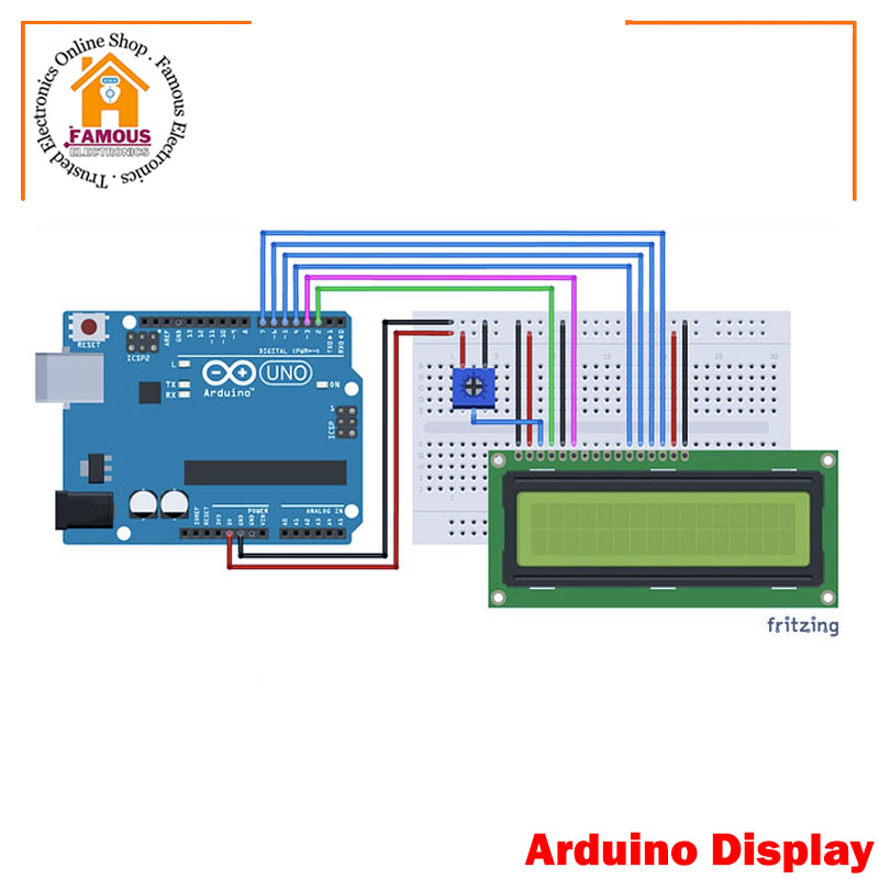 1602A LCD Display 16x2 Line use for Arduino Uno R3 Mega PIC AVR Development Board. 