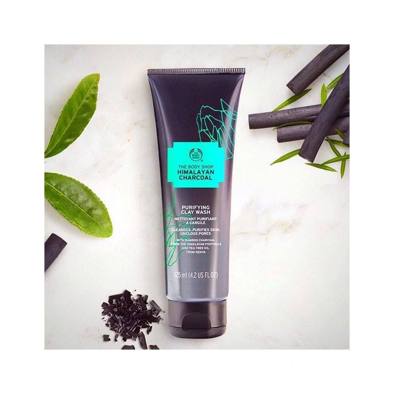 body shop clay face wash
