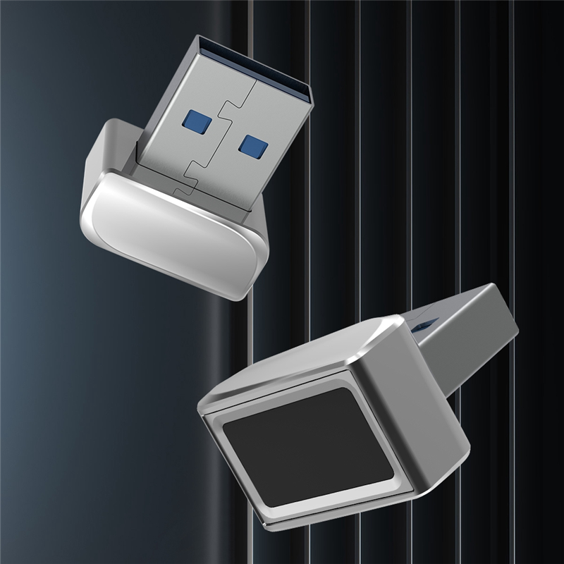 USB Fingerprint Reader Module for Windows 7 10 11 Hello Biometric Scanner Padlock for Laptops PC Fingerprint Unlock. 
