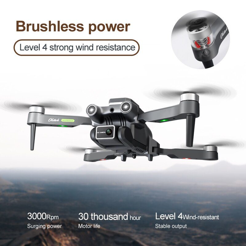 G.P.S Drone 4K HD Camera Professional Drone Drone WIth Remote Control Aircraft Obstacle Avoidance
