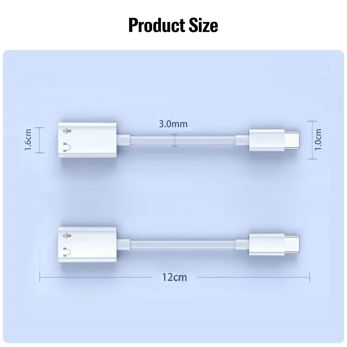 USB C to iOS Earphone Audio Adapter Cable for iPhone 15 promax Headphone Adapter Type C to Lightning Audio Converter for iPadPro. 