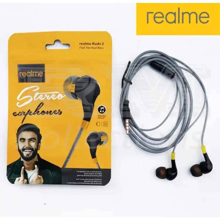 Realme Buds 2 Subwoofer Stereo Wired Earphones