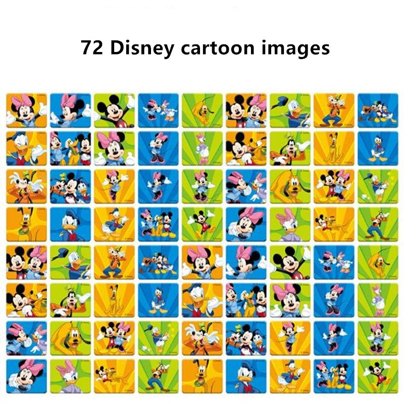 【happy one】Disney Children's Paper Memory Challenge Big Interactive Table Happy Supperzzle Mickey. 