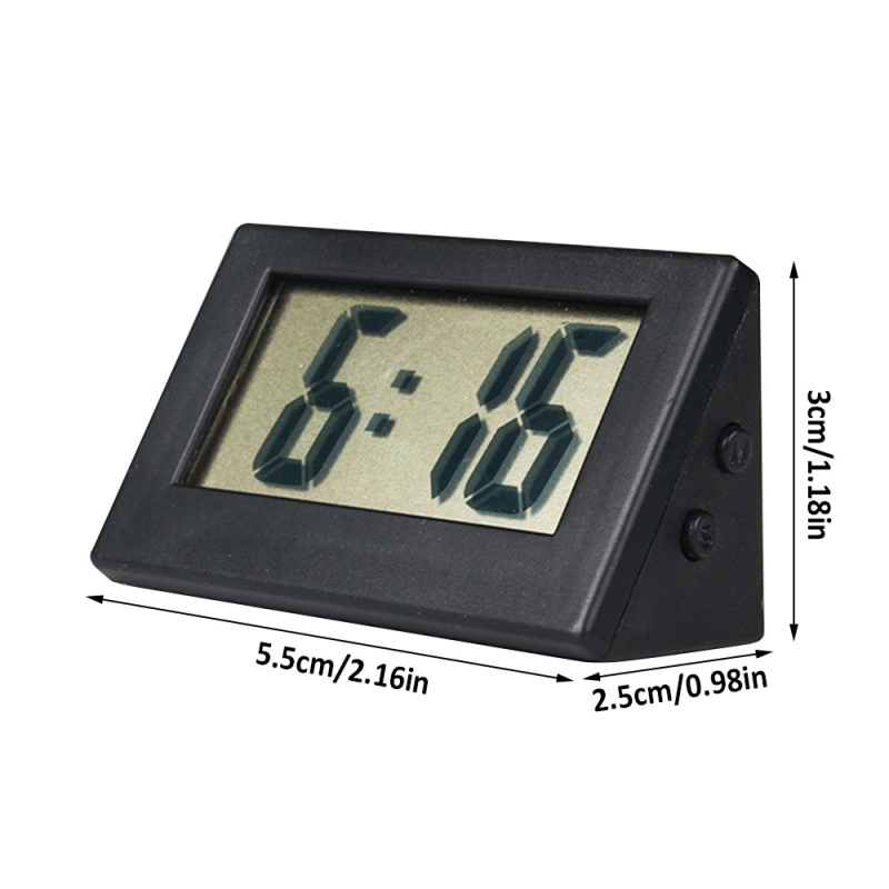 Mini Small Digital Desk LED Display Clock Travel Electronic Clock Home Office Desk Clock. 