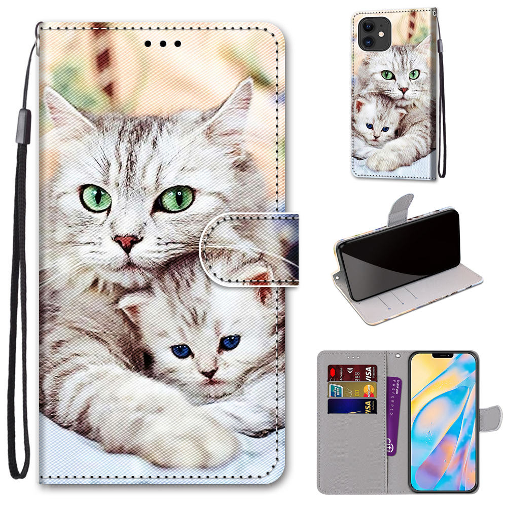 Cute Cat Animal Pattern Phone Case For Samsung Galaxy J1 J3 J5 J7 A3 A5 2016 2017 J2 Core Prime Pro J4 J6 Plus A6 A7 A8 A9 2018. 