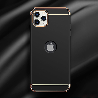 Luxury 3 in 1 Plating Phone Case For iPhone 11 14 13 12 Pro Maxhappy 12 Mini PC Matte Hard Back Cover For iphone 6 6s 7 8 Plus Case