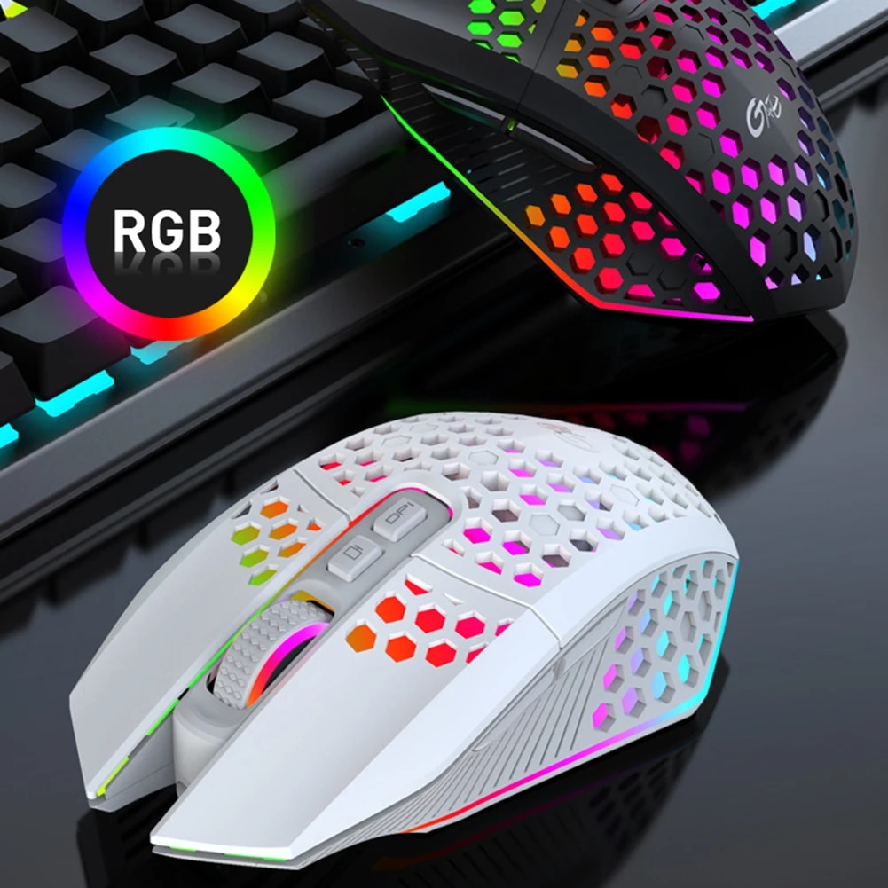Wireless Gaming Mouse 1600 DPI Adjustable Computer 3 Gears X801 8 Buttons Mice for Household Computer Accessories. 