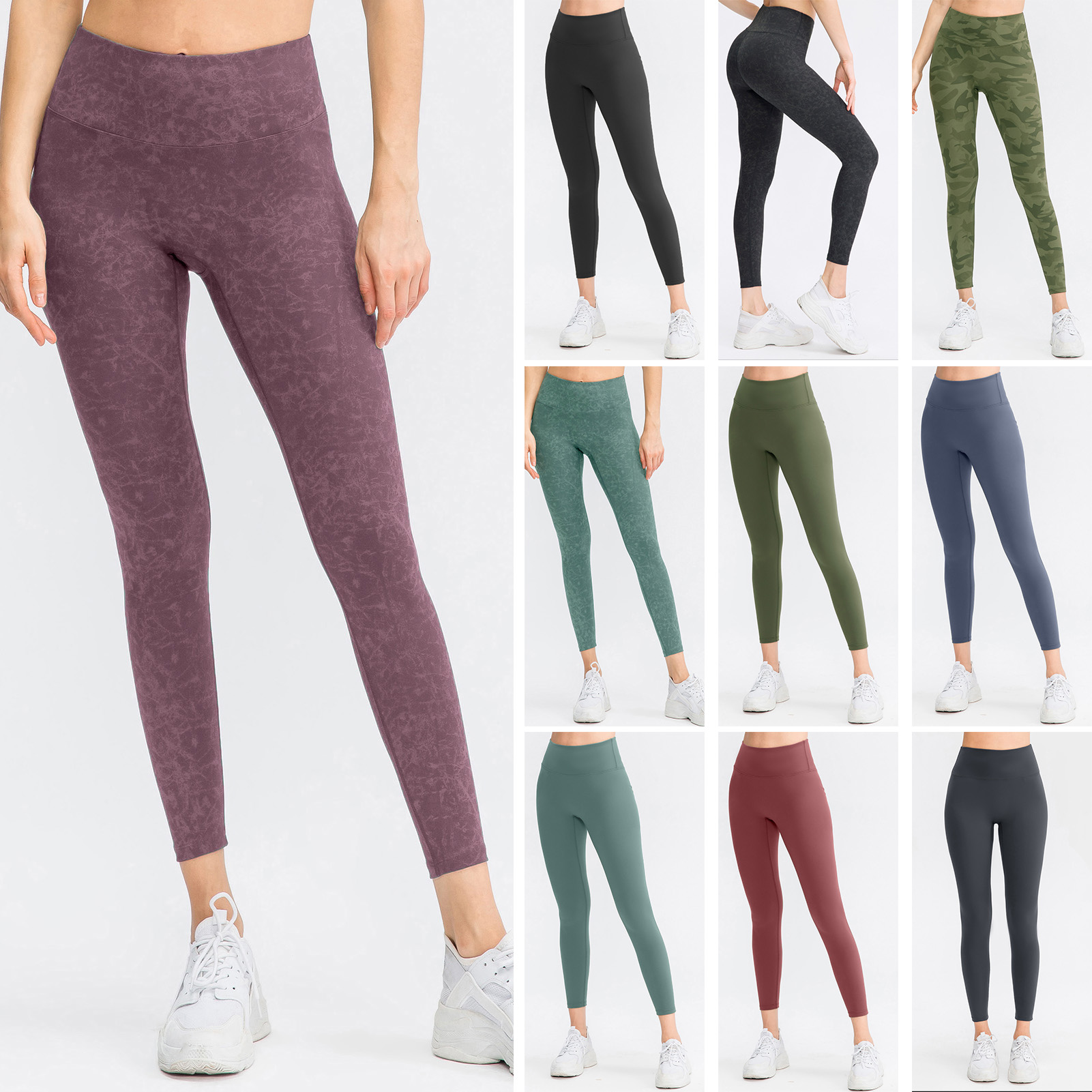 Women Yoga Leggings Quick Dry Non-See 