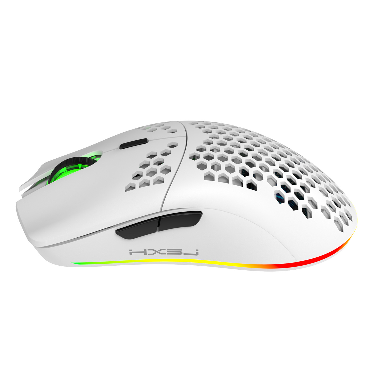 HXSJ T66 RGB 2.4G Gaming Mouse RGB Lighting Charging Mouse with Adjustable DPI Ergonomic Design. 