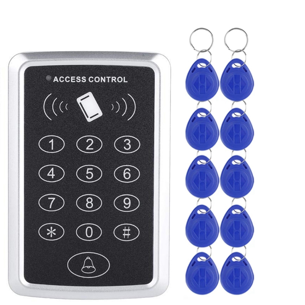 125KHz RFID Access Control Keypad Card Reader Door Lock Opener
