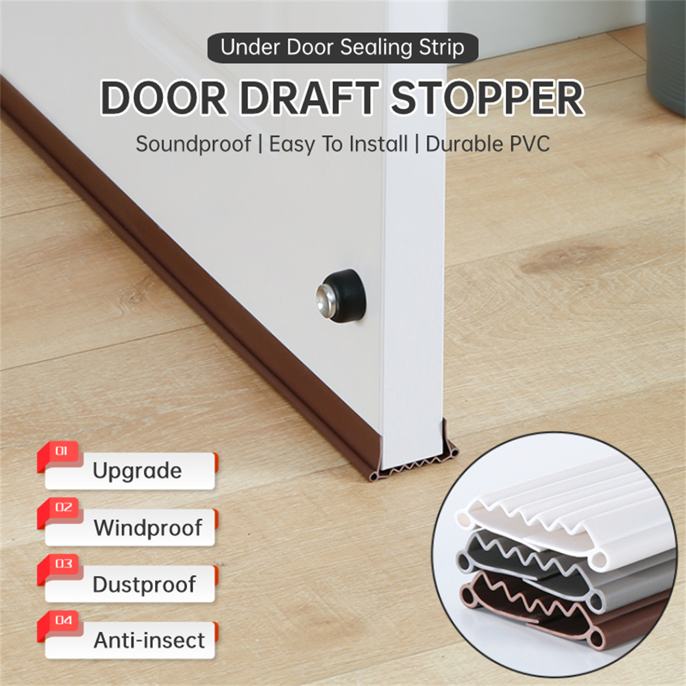 Door Draft Stopper Under Seal For Exterior interior Doors, Strong