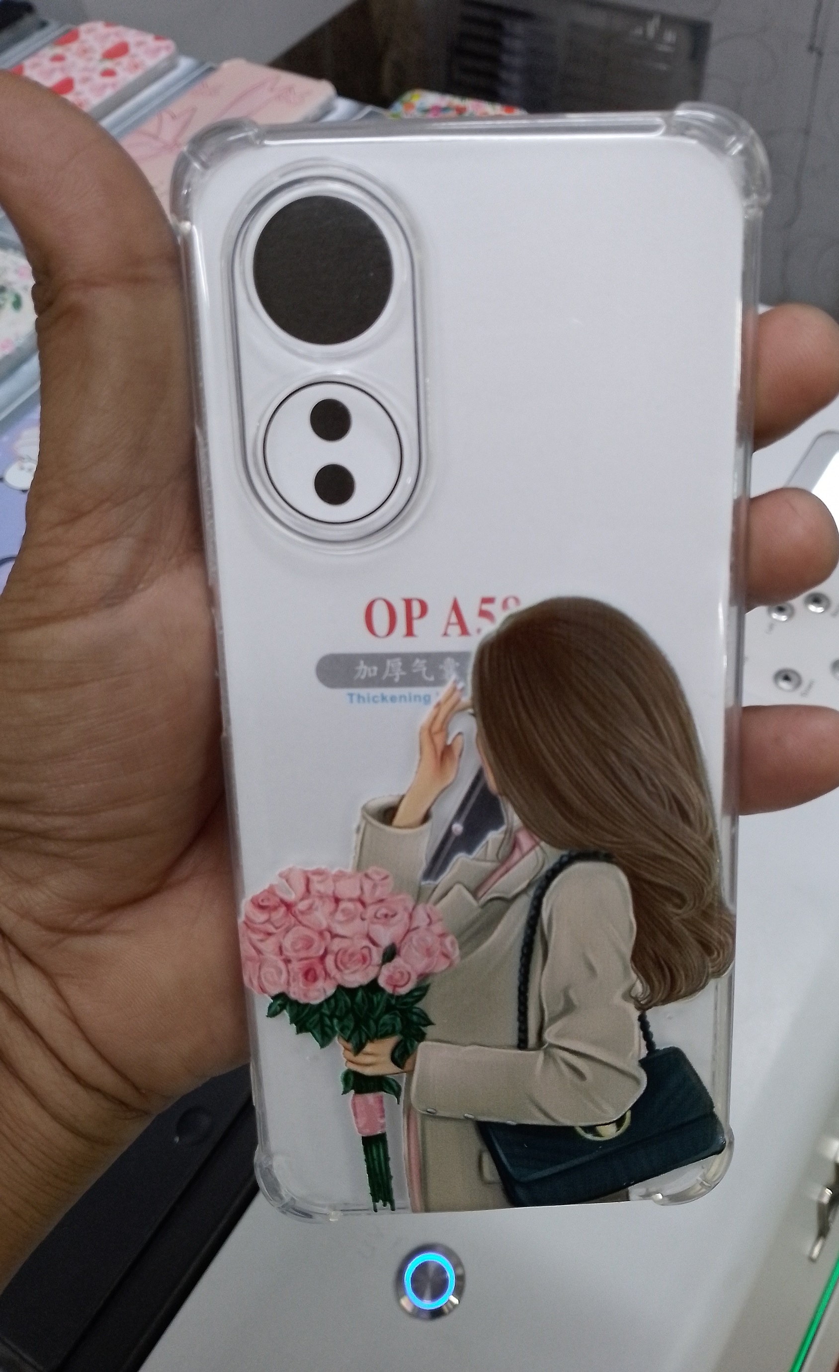 Custom Printed Silicon Soft Phone Cover with Personal Photo - Durable, Protective Case. 