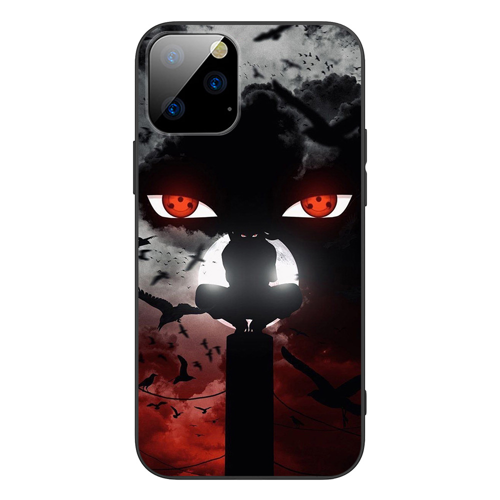 【Dislikelike】Applicable iPhone15 Fire Shadow Tolerance X Sasuke Naruto Phone Case Narutos Anime phone case. 