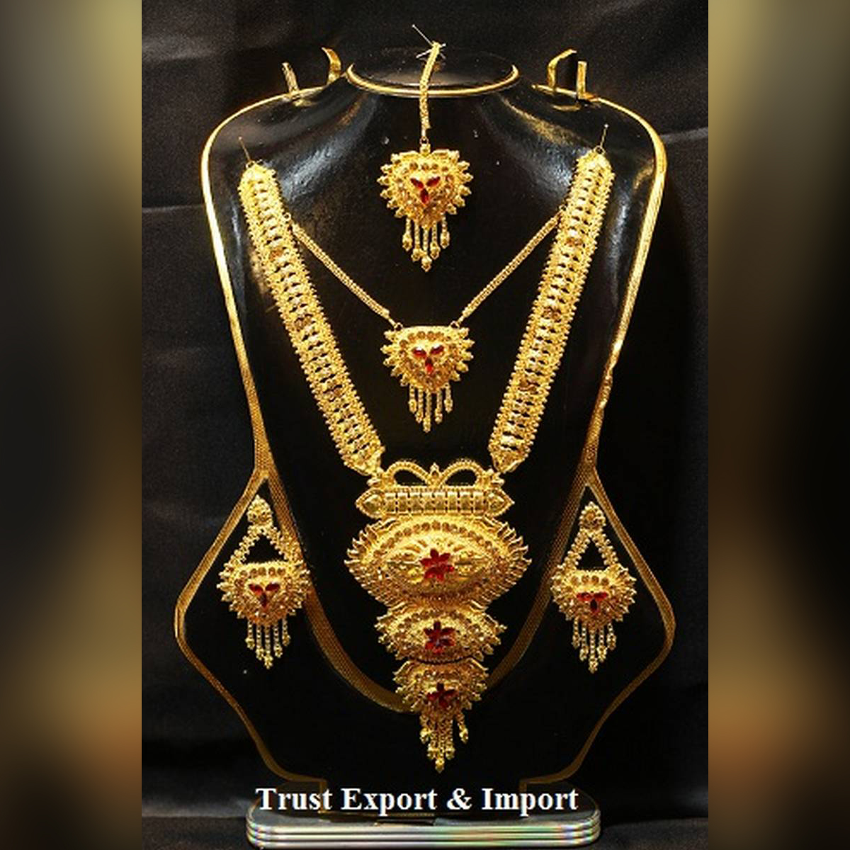 Gold Plated Sita Har Jewellery Set for 