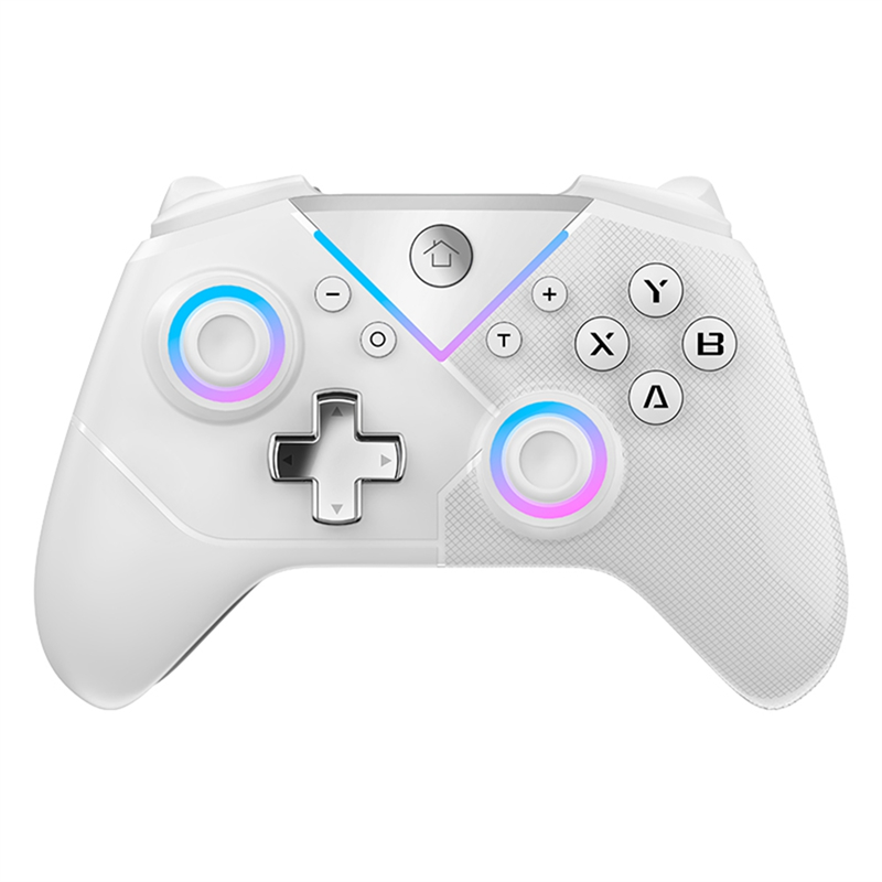 Game Console Six-Axis with Macro Programmable Wireless Bluetooth Controller Game Controller for Install Easy to Use Black. 