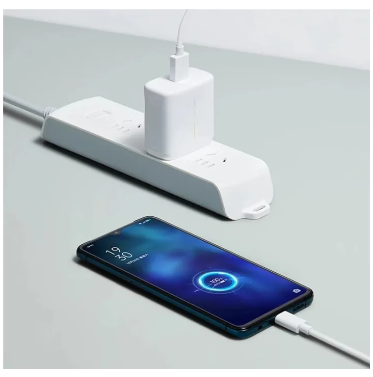 Oppo Super Vooc 65W Flash Fast Charger Type C(1 Meter) For A3S, A5 A7 A1 A1K A71 A83 A57 A59 A33 A9 A9 2020 Fast Charging - Charger. 