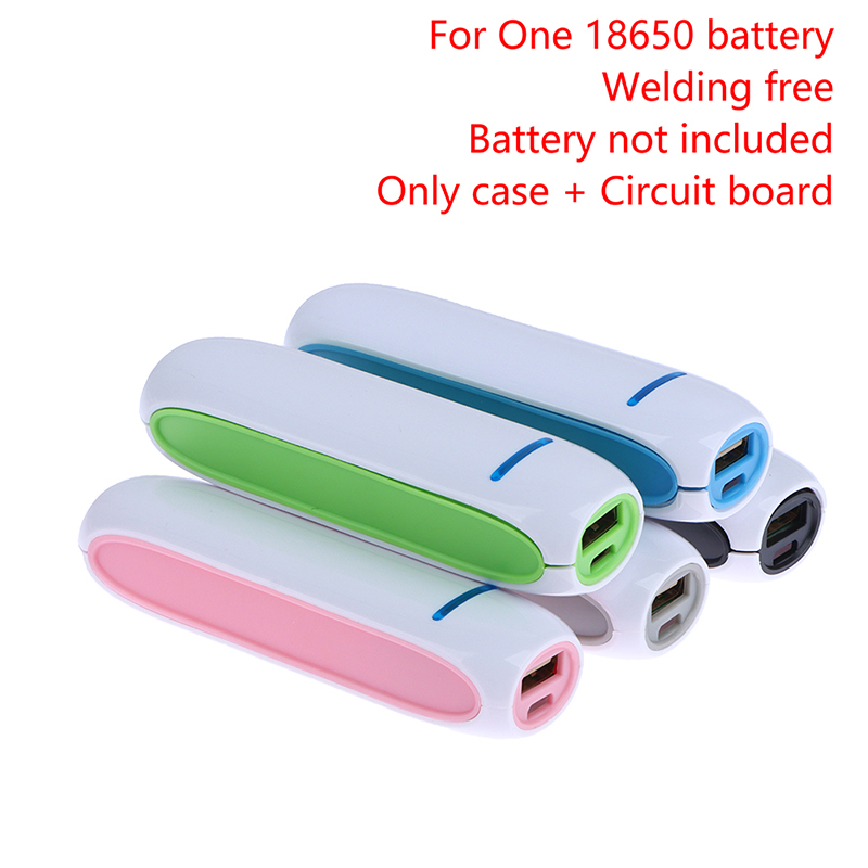 1Pc 18650 Battery Charger Box DIY Universal 5V USB Power Bank Case Kit DIY For Mobile Phone Not including Battery Gonghpng