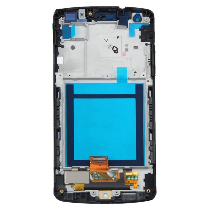 New- LCD Display + Touch Panel with Frame for Google Nexus 5 / D820 / D821(Black). 