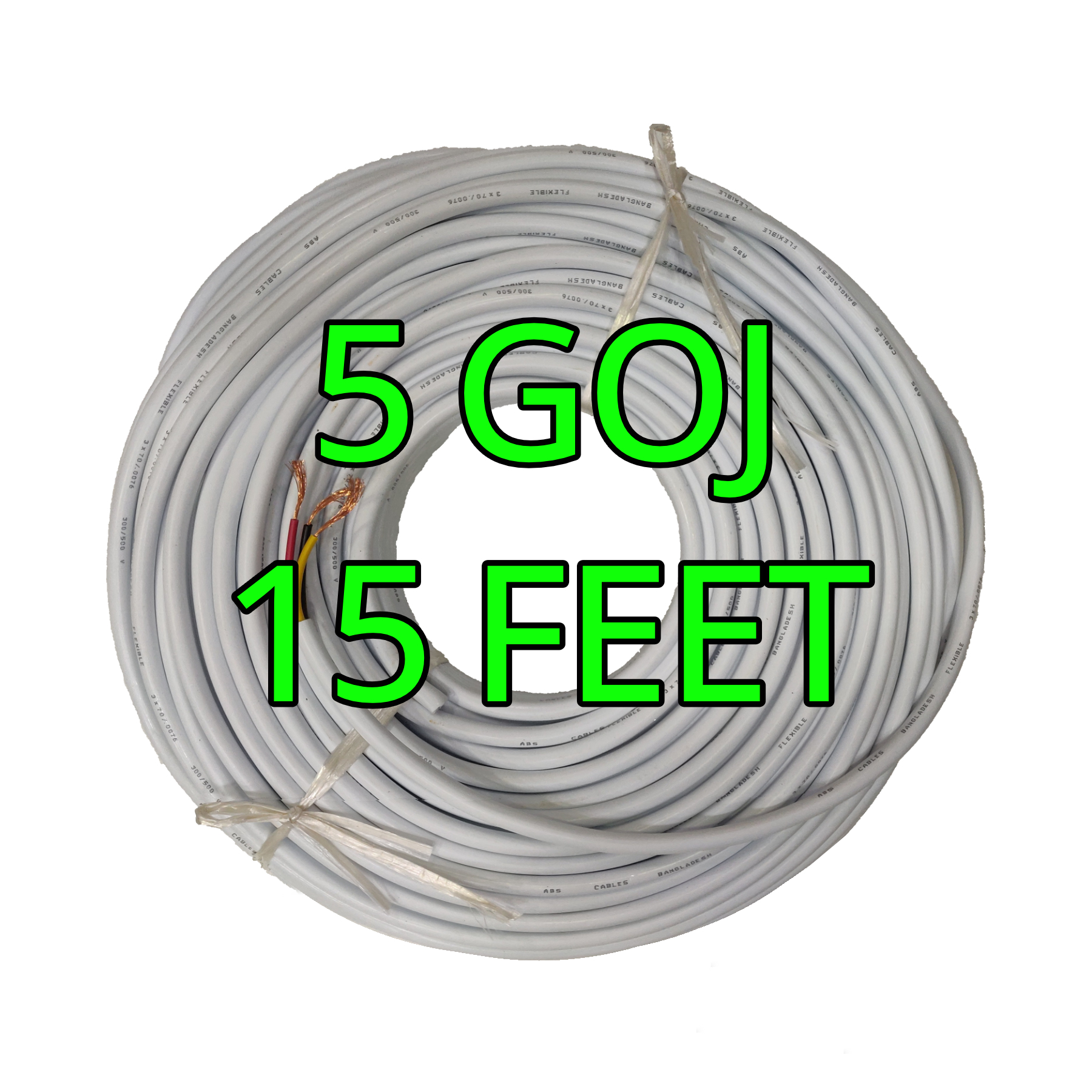 ABS Cable 70/76 Three Core Flexible PVC Insulated Circular Wire 3 Copper Cord 7076