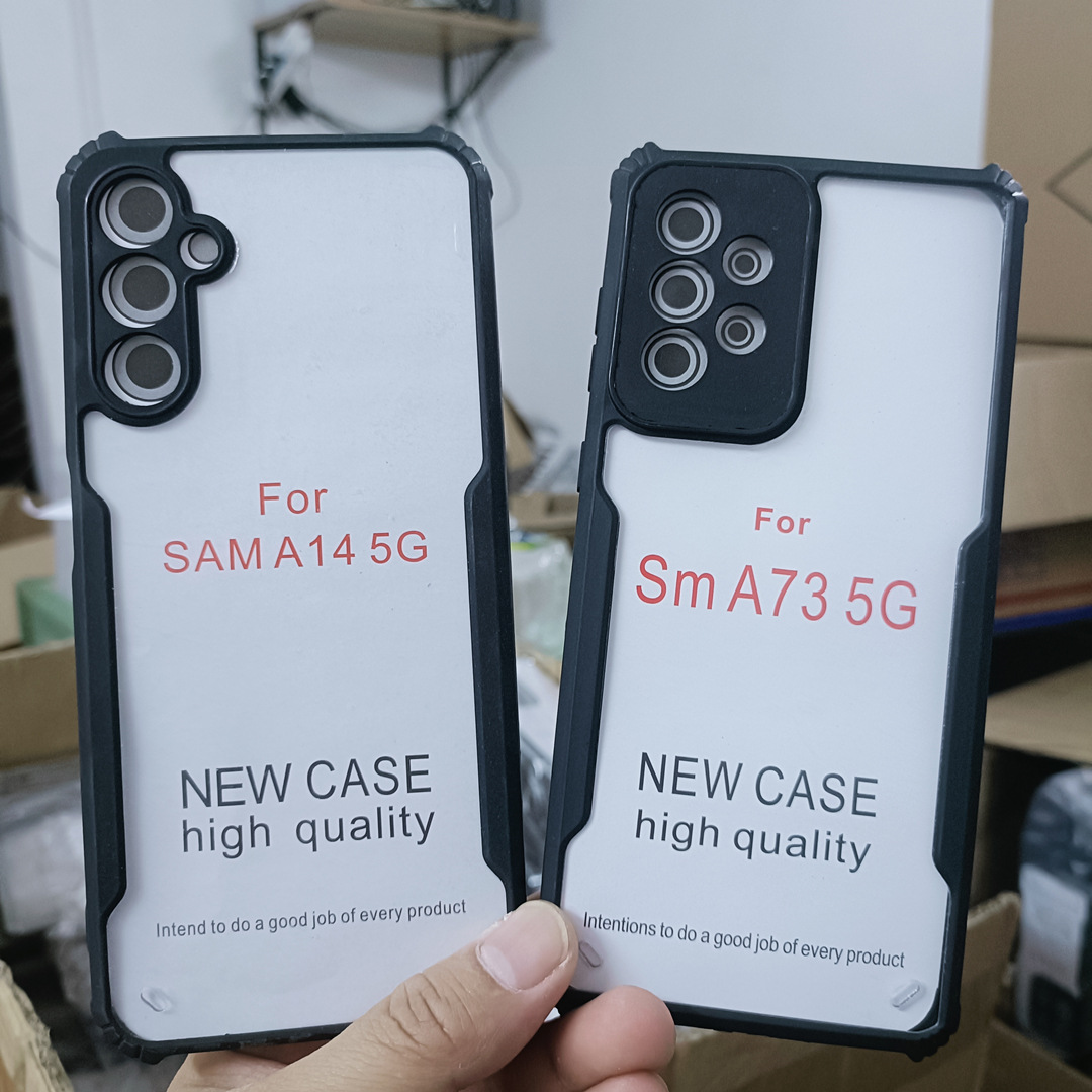 Applicable TECNO Spark 6 GO Blade Acrylic Two-in-One Phone Case Fine Hole Four-Corner Drop-Resistant Protective Cover. 