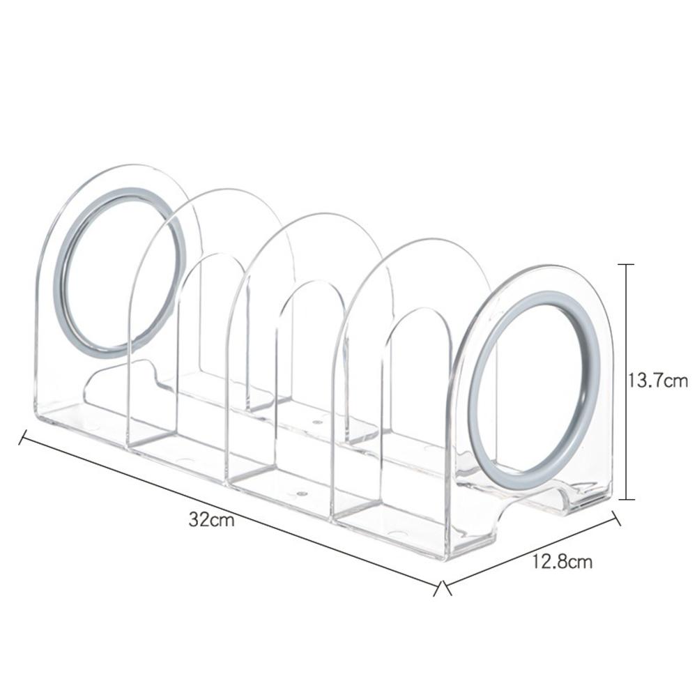 Transparent Bookshelf Modern Acrylic Acrylic Shelf Book Baffle for Home Office Study Room Students Book Organization Display. 