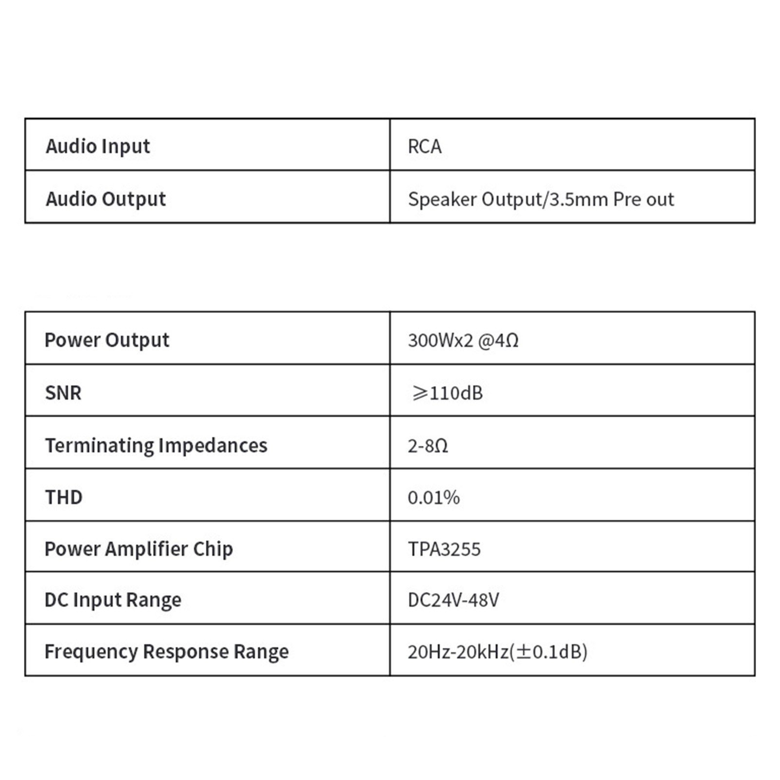 FosiAudio V3 Desktop 48V 5A Mini Power Amplifier HIFI Audiophile Power Amplifier Dual Channel - eu plug. 