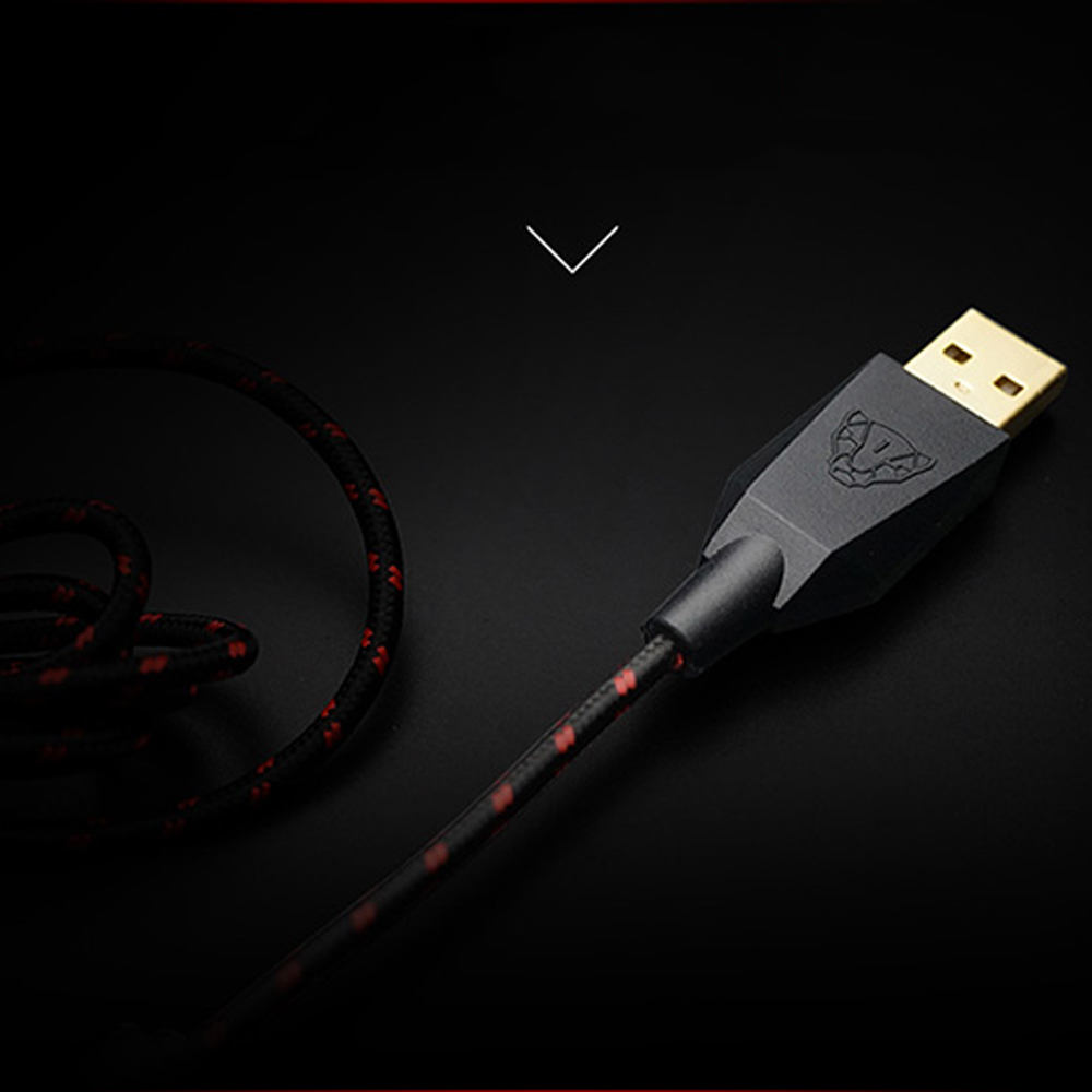 Motospeed V40 Ergonomic Optical Professional Esport Gaming Mouse Mice Adjustable 4000 DPI Breathing LED Light USB Wired with 6 Buttons for Mac Laptop PC Computer. 
