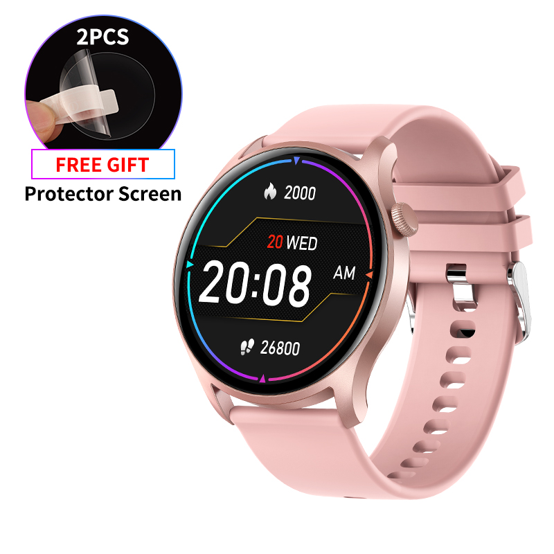 【Youyi】BOZLUN Smart B55 Men's Full Touch Screen Fitness Bluetooth Waterproof Sports Digital Smart Watch for ios Android(Suggest charging for two before use). 