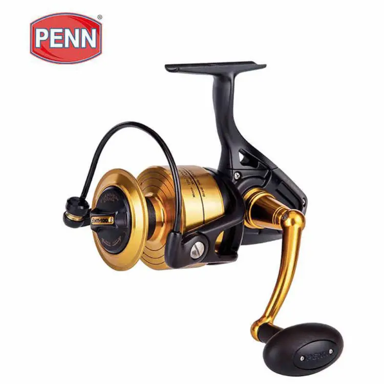 PENN Spinfisher V Spinning Fishing Reel 5+1BB Ball Bearings 6.2:1  Left/Right Interchangeable Collapsible Handle Fishing Wheel