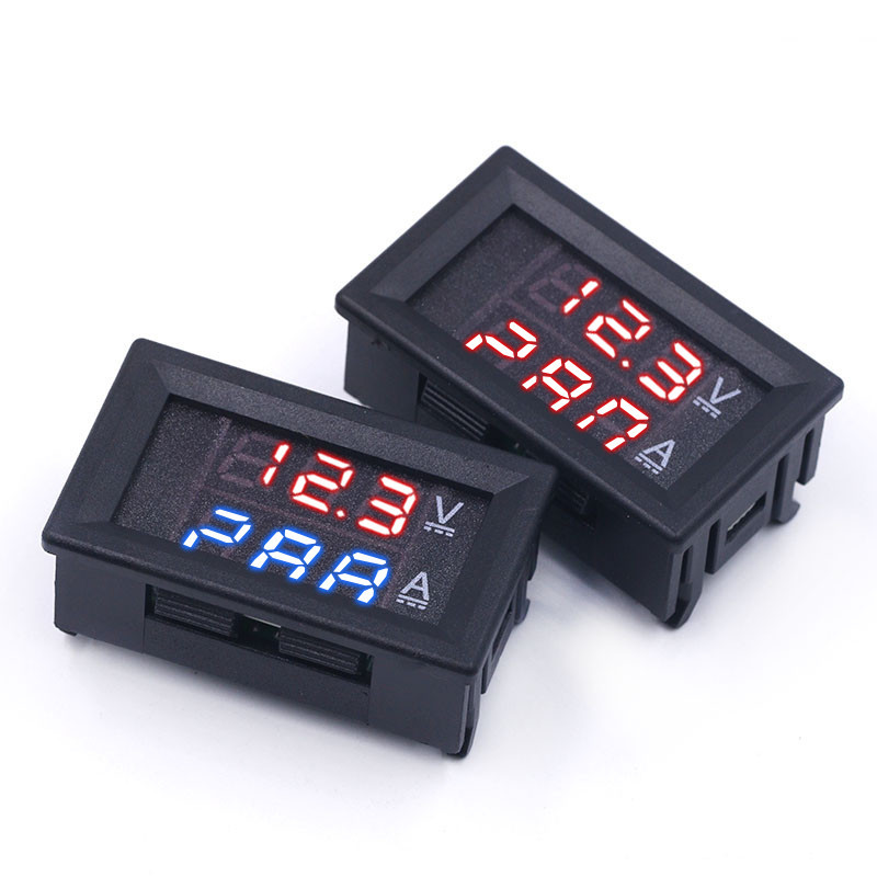 DC0-100V1A 10A 50A 100A LEDDC Dual Display Digital Current and Voltage Meter Digital Meter Head. 